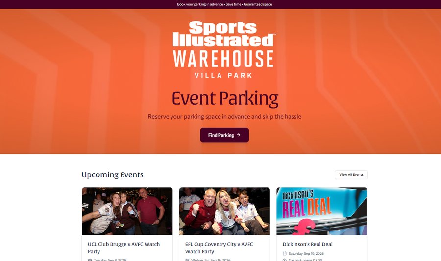 ParkMeUp booking site